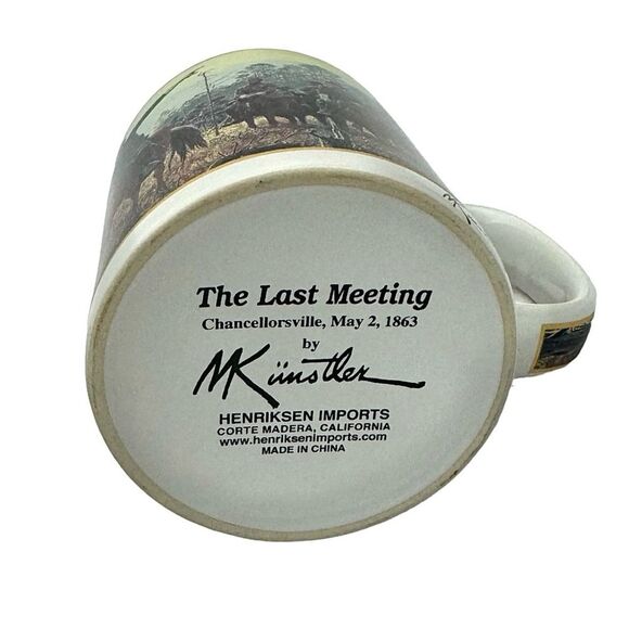 Mort Kunstler Mug The Last Meeting May 2 1863 12oz Pre-Owned - Picture 5 of 5